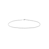14K Yellow Gold Rope Chain Anklet, 1.8mm, 10 Inch, Lobster Lock